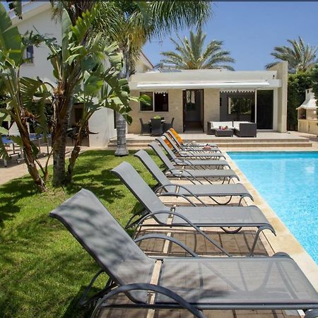 Soothing Sunset Villa With Private Pool, 200M From The Beach Perivolia Exterior foto